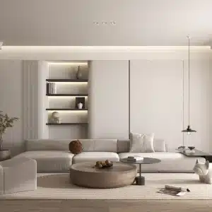 Light Gray Leather Falpanel, Világos szürke, Bőr hatású Falpanel, Végteleníthető, 5mm vastag, 110cmx280cm