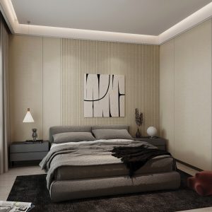 3D Glossy Cream, 3D falpanel, Selyem mintás, Végteleníthető, 24mm vastag, 16cmx300cm