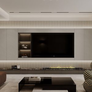 3D Light Gray Leather, 3D lamellás falpanel, Végteleníthető, 24mm vastag, 17cmx300cm