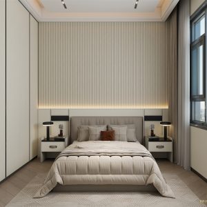 3D Vanilla Leather, 3D falpanel, Bőr hatású, Végteleníthető, 24mm vastag, 17cmx300cm