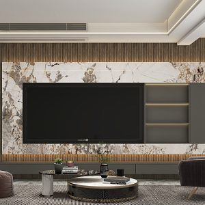 3D Wenge, 3D lamellás falpanel, Fa Mintás, Végteleníthető, 24mm vastag, 17cmx300cm