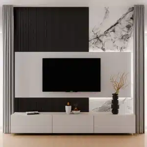 3D Black, 3D falpanel, Letisztult, 24mm vastag, 16cmx290cm