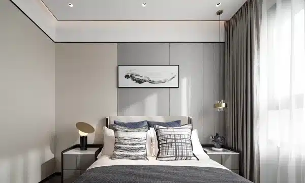 Beige Textile Falpanel, Textil hatású, Karcálló és Ütésálló Falpanel, Végteleníthető, 5mm vastag, 110cmx280cm - Image 3