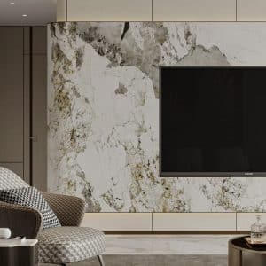 Matte Breccia Falpanel, Márvány mintás Falpanel, Matt, Végteleníthető, 5MM vastag, 110cmX280cm
