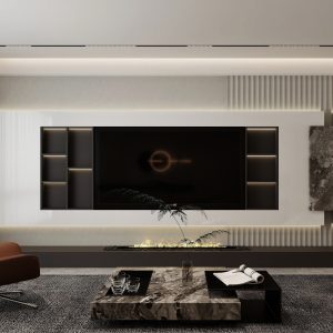 Light Gray Leather Íves lamellás falpanel, végteleníthető, 15 mm vastag 7cm*300cm