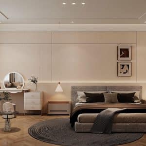 Rose Textile Falpanel, Textil hatású, Karcálló falpanel, Végteleníthető, 5mm vastag, 120cmX300cm