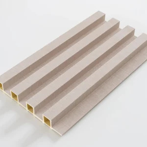 3D Beige Textile, 3D falpanel, Textil mintás, Végteleníthető, 24mm vastag, 17cmx300cm