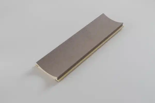 3D Vulcano Capuccino íves lamellás falpanel, 3D falpanel, végteleníthető, 15 mm vastag, 7cm*300cm