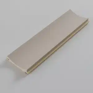 3D Vanilla Leather íves lamellás falpanel, végteleníthető, 15 mm vastag, 7cm*300cm