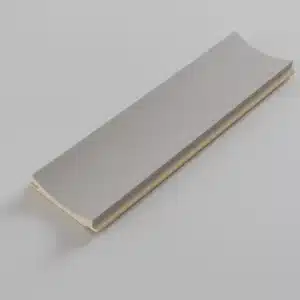 3D Light Gray Leather íves lamellás falpanel, végteleníthető, 15 mm vastag 7cm*300cm