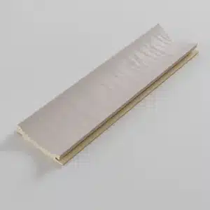 3D Glossy Cream íves lamellás falpanel, 3D falpanel, végteleníthető, 15 mm vastag, 7cm*300cm