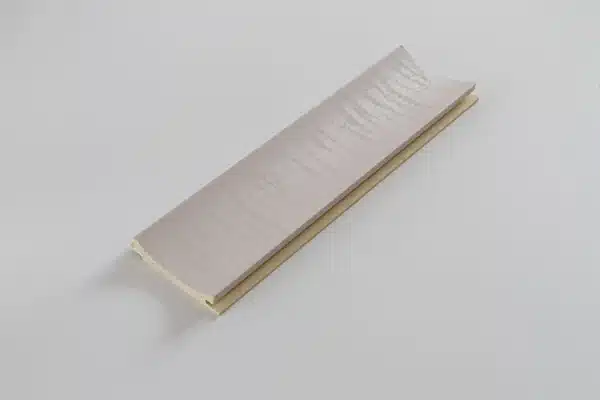 3D Glossy Cream íves lamellás falpanel, 3D falpanel, végteleníthető, 15 mm vastag, 7cm*300cm