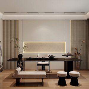 Vulcano Capuccino Íves lamellás falpanel, 3D falpanel, végteleníthető, 15 mm vastag, 7cm*300cm