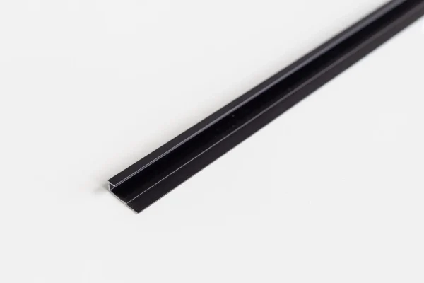 Fekete színű Végzáró alumínium profil, 3m hosszú és 5mm széles - Image 2