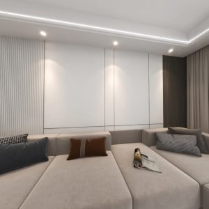 3D Matte White, 3D falpanel, Végteleníthető, 24mm vastag, 17cmx300cm