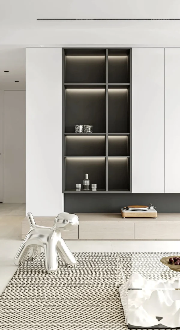 Matte White Falpanel, Matt Fehér színű Falpanel, Karcálló, Ütésálló, Végteleníthető, 5mm vastag, 110cmx280cm - Image 2