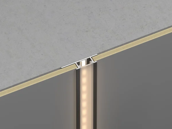 Led toldó profil fekete színű, 3m hosszú, 5mm széles