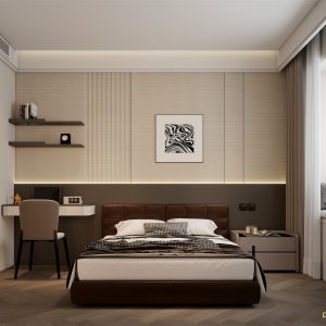 Beige textile íves falpanel, 3D falpanel, végteleníthető, 15mm vastag, 7cmx300cm