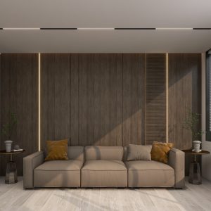 Wenge, Falpanel, Fa mintás, Végteleníthető, 5mm vastag, 120x300cm