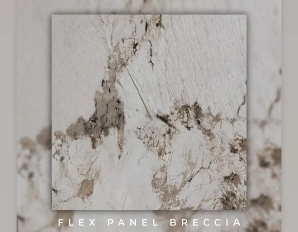 Breccia, Falpanel, Márvány mintás, 3mm vastag, 122x280cm - Image 2