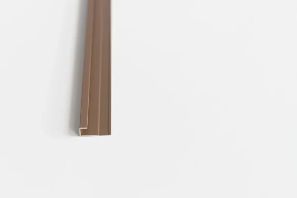 Pezsgő színű Végzáró alumínium profil, 3m hosszú és 5mm széles - Image 2