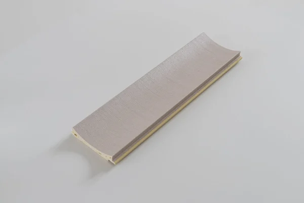 3D BEIGE TEXTILE ÍVES LAMELLÁS FALPANEL, 3D FALPANEL, VÉGTELENÍTHETŐ, 15MM VASTAG, 7CMX300CM
