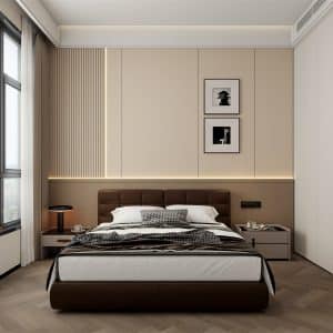 3D Cream, 3D falpanel, Végteleníthető, 24mm vastag, 16cmx300cm