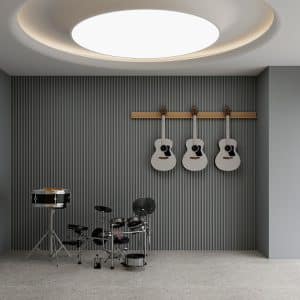 3D Gray, 3D falpanel, Végteleníthető, 24mm vastag, 17cmx300cm