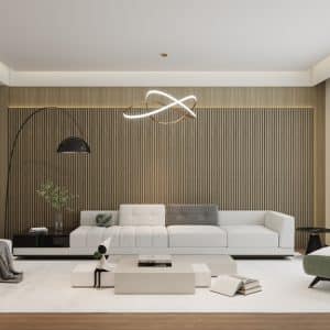 3D Gray Oak, 3D Falpanel, Fa mintás, Végteleníthető, 24mm vastag, 17cmx300cm