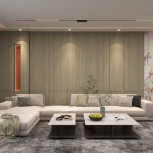 Gray Oak Falpanel, Fa mintás, Végteleníthető, 5mm vastag, 120cm x 300cm