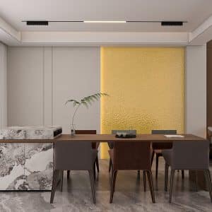 Waterriple Gold alumínium borítású falpanel, Végteleníthető, 5mm vtg, 110x280cm